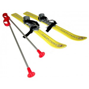 Plastkon Baby Ski 90 cm - žlutá