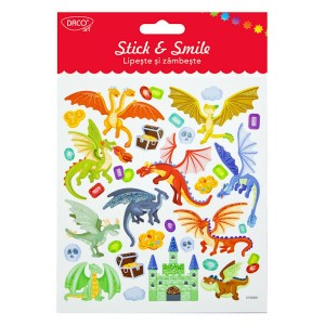 Samolepky AB070L Draci