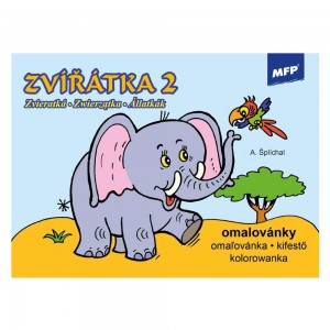Omalovánky A5 s předlohou - Zvířátka 2