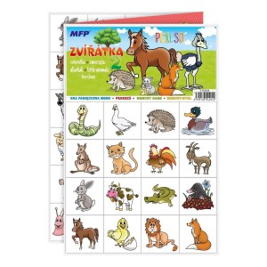 Pexeso MFP 3xA4 Zvířátka 2