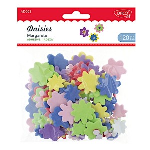 Květy pěnové samolepící /120 ks/