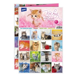 Pexeso 5300893 MFP 3xA4 Kočky