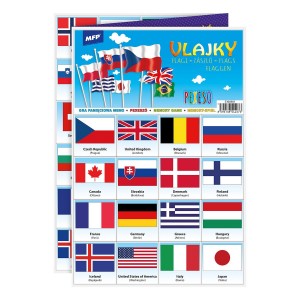 Pexeso 5300901 MFP 3xA4 Vlajky