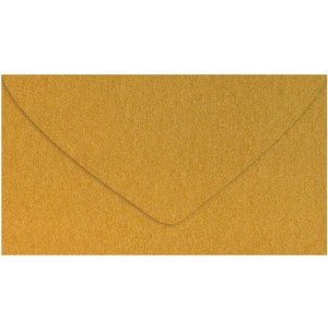 Dopisní obálka 5550386 metallic 120g DL 110x220mm - zlatá