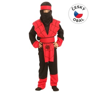 Kostým na karneval - Ninja Pavouk (velikost 110-120 cm)