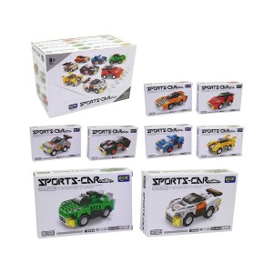 Auto sportovní, volná kola na sestavení