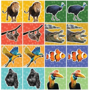 Pexeso v sešitu ZOO