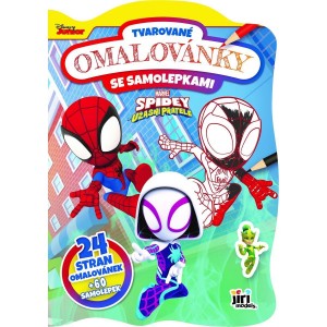 Tvarované omalovánky Spidey