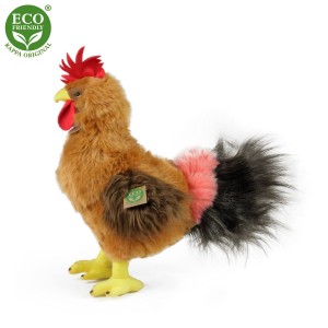 Plyšový kohout stojící 33 cm ECO-FRIENDLY (věk: 0+)