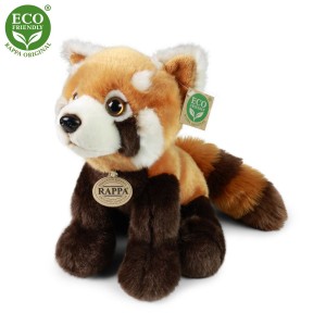 Plyšová panda červená stojící 28 cm ECO-FRIENDLY (věk: 0+)