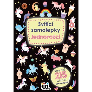 Svítící samolepky Jednorožci