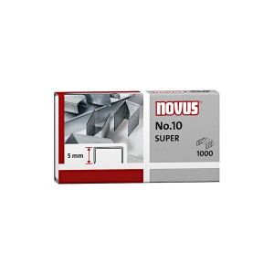 Novus drátky do sešívačky  10 SUPER - 1000 ks