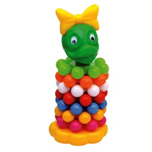 Vkládací věž 25470 Kačka mix barev (věk 1+)