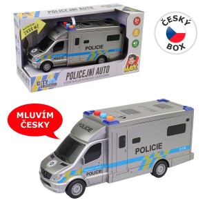 Auto policejní 10709 19,5 cm, světlo, zvuk, na baterie