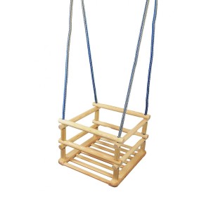 Houpačka dřevěná dětská (max. nosnost 20 kg)