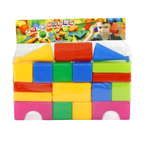 Kostky měkké plastové 18 ks