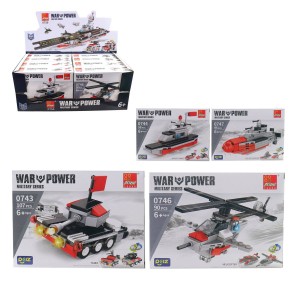 Stavebnice 21579 vojenská technika 18,5 x 4,5 x 14 cm