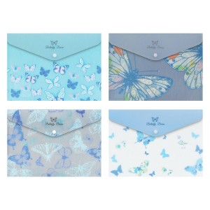 Složka 5371340 M druk A4 PP Motýli modrá