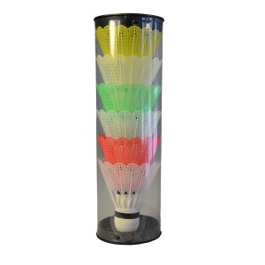 Badminton košíčky v tubě 6 ks, 21x7cm