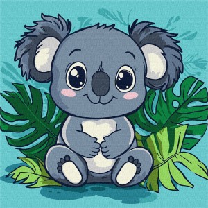 Malování KHO1270 podle čísel Koala 30 x 30 cm  (Věk: 5+)