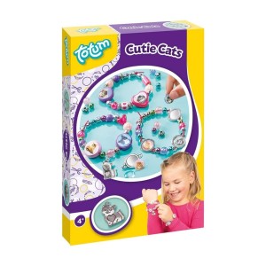 TOTUM 029828 CUTIE CATS - vyrob si šperky (Věk: 3+)