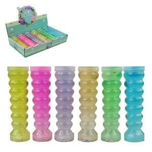 Láhev 18895 harmonika, 19 x 5 cm, 6 barev