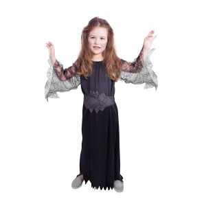 Dětský kostým 885318 Černá čarodějnice (velikost M Věk: 6+)