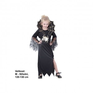Kostým na karneval - Černá vdova (6-9 let)