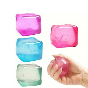 Kostka ledu 74208 antistresová  5,5 cm mix barev